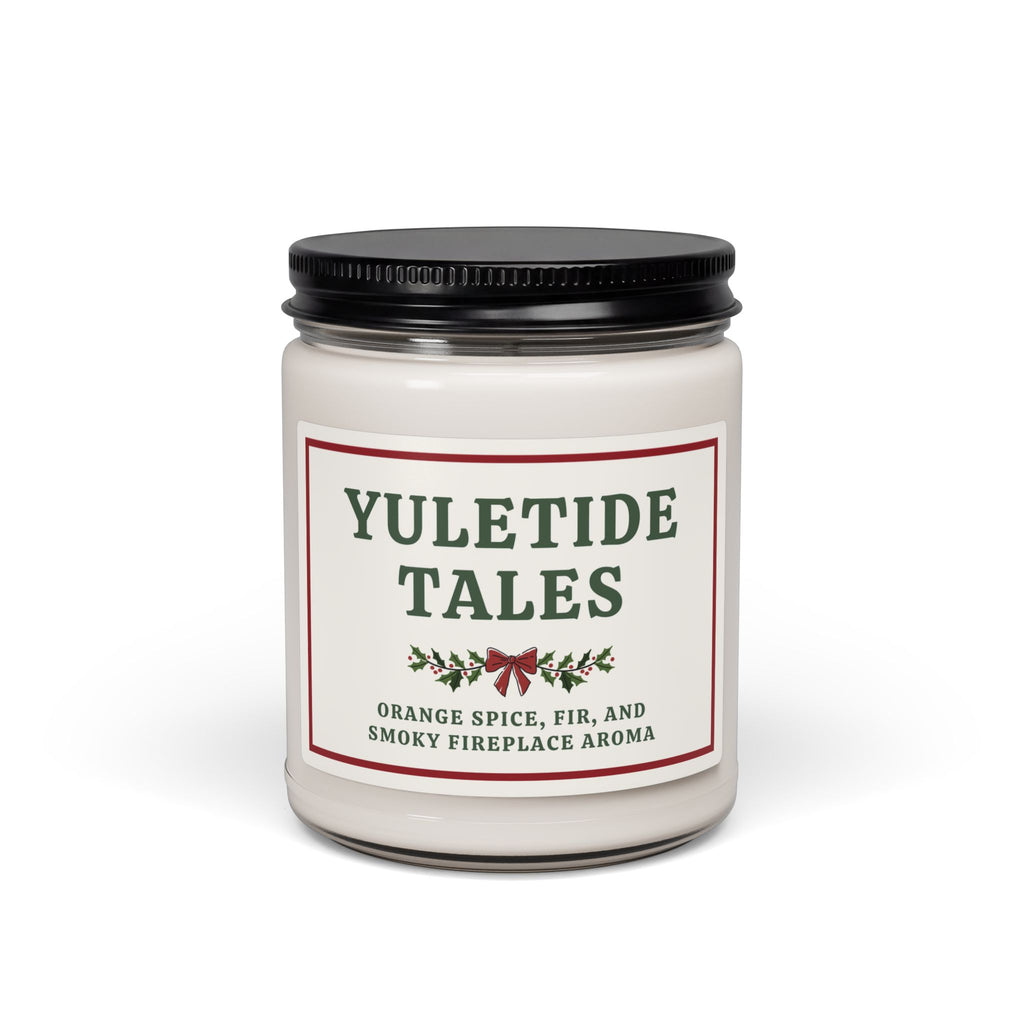 Bookish Christmas Candle