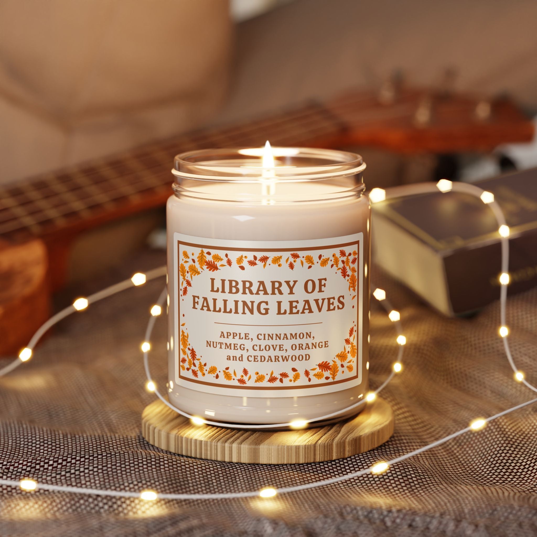 Bookish Fall Candle