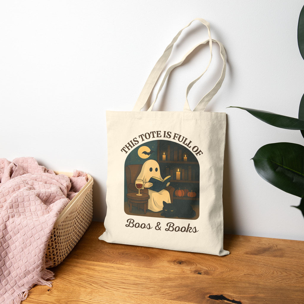Spooky Book Lover's Tote Bag