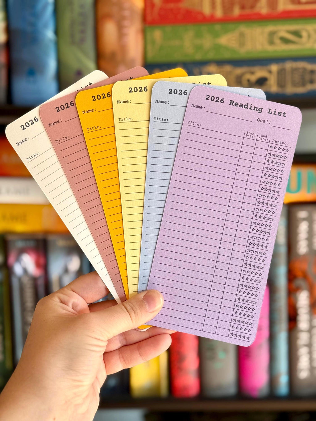 Reading List Bookmark