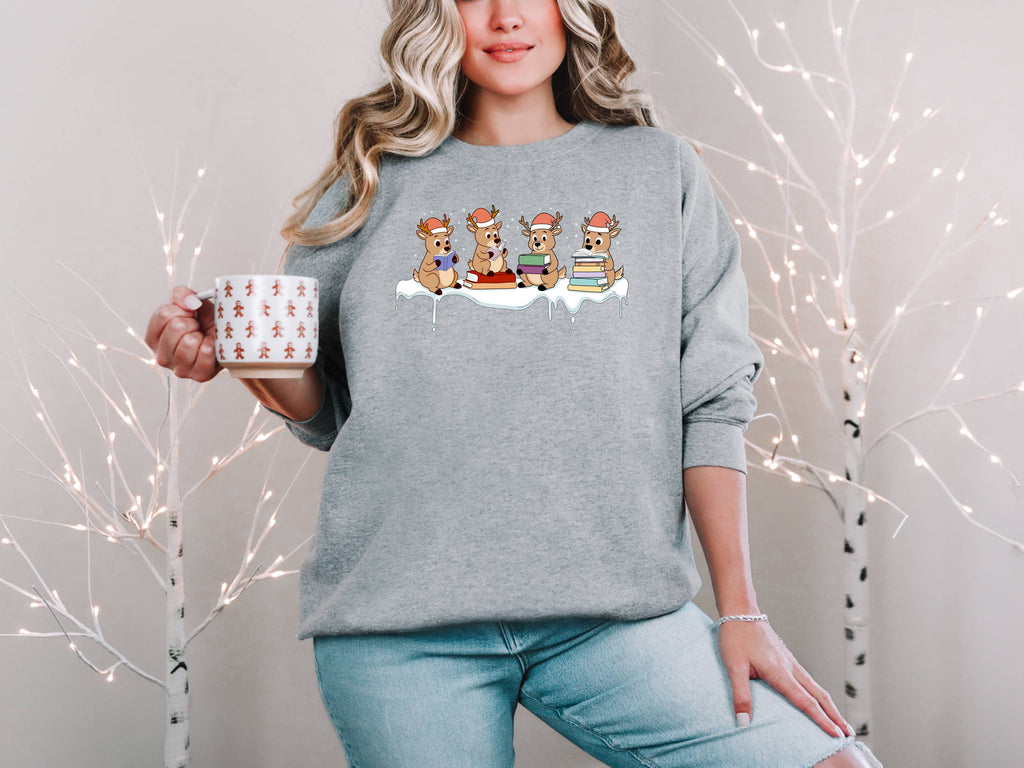 Reading Reindeer Crewneck