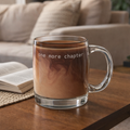 One More Chapter Glass Coffee Mug