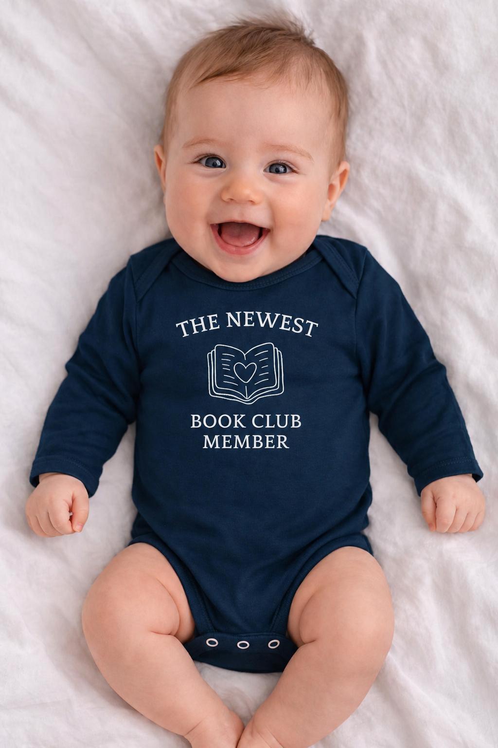 The Newest Book Club Member Onesie