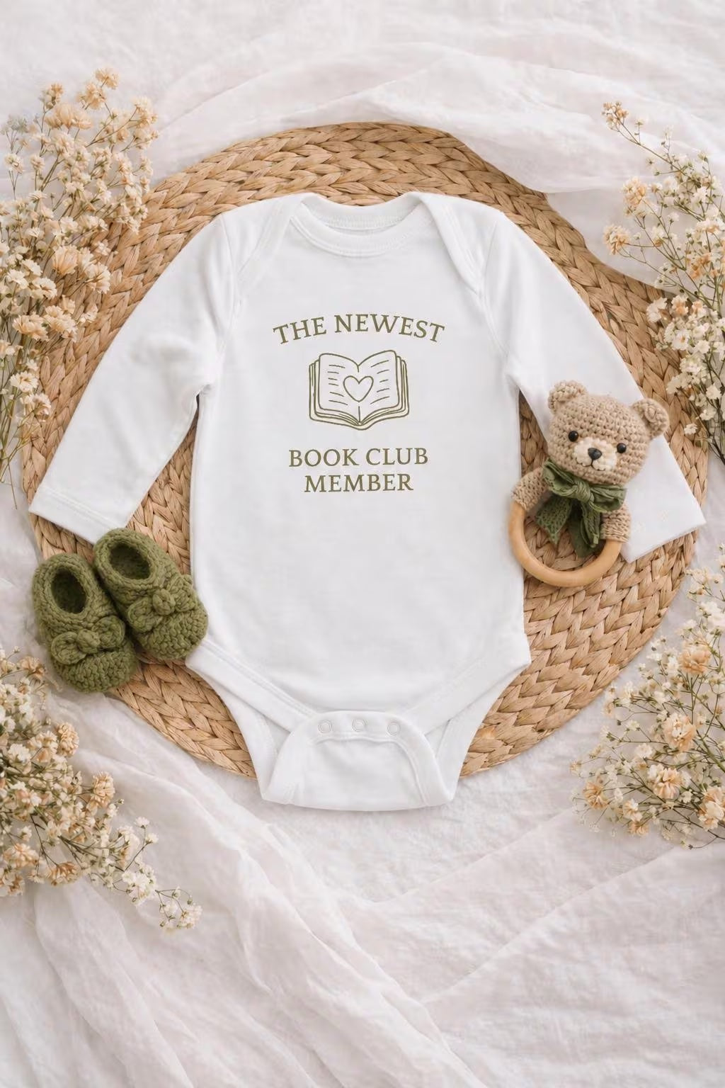 The Newest Book Club Member Onesie