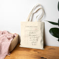 Vintage Library Card Tote Bag