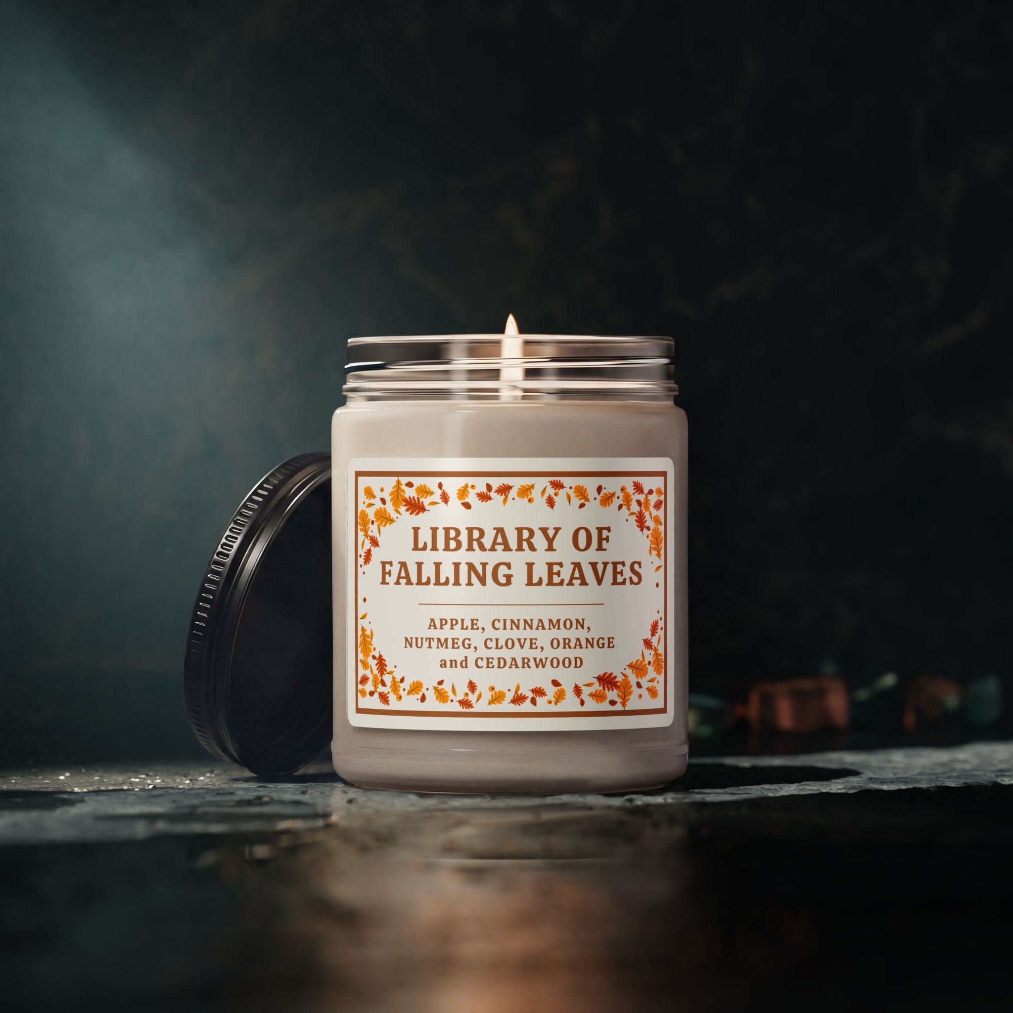 Bookish Fall Candle